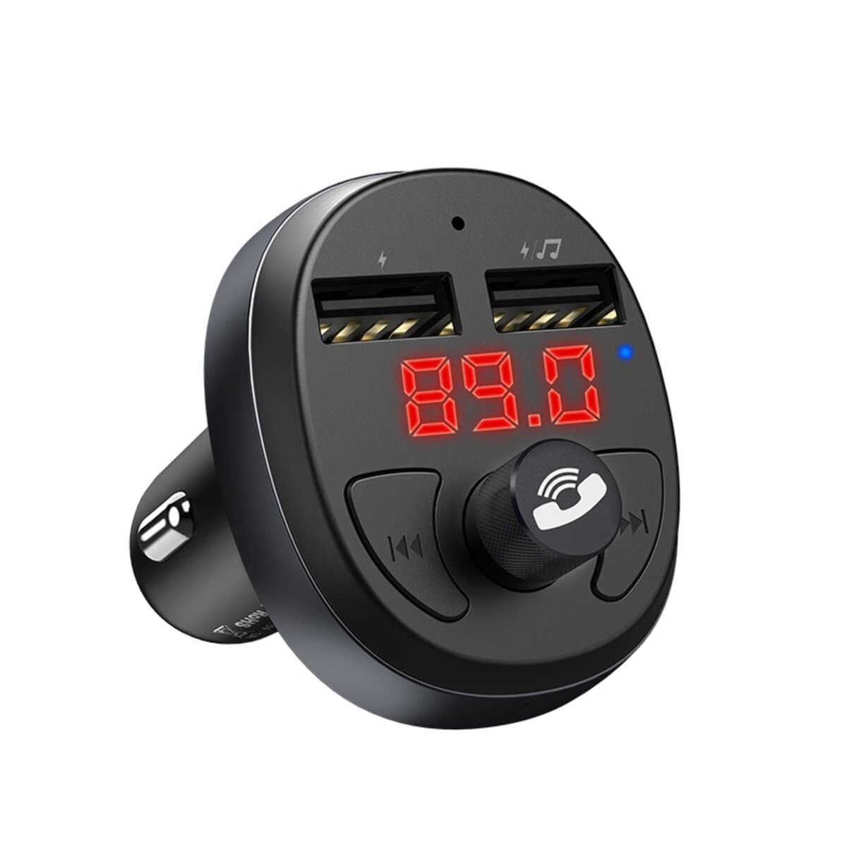 Автомобильный FM-трансмиттер ресивер HOCO E41 In-car audio wireless FM transmitter Black