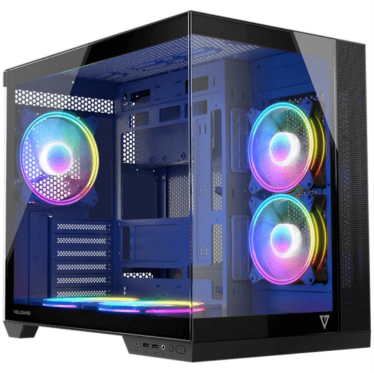 Корпус для комп'ютера Modecom VOLCANO PANORAMA APEX ARGB 5F MIDI без БЖ ATX Grey (AT-PANORAMA-5F-ARGB-10-00)