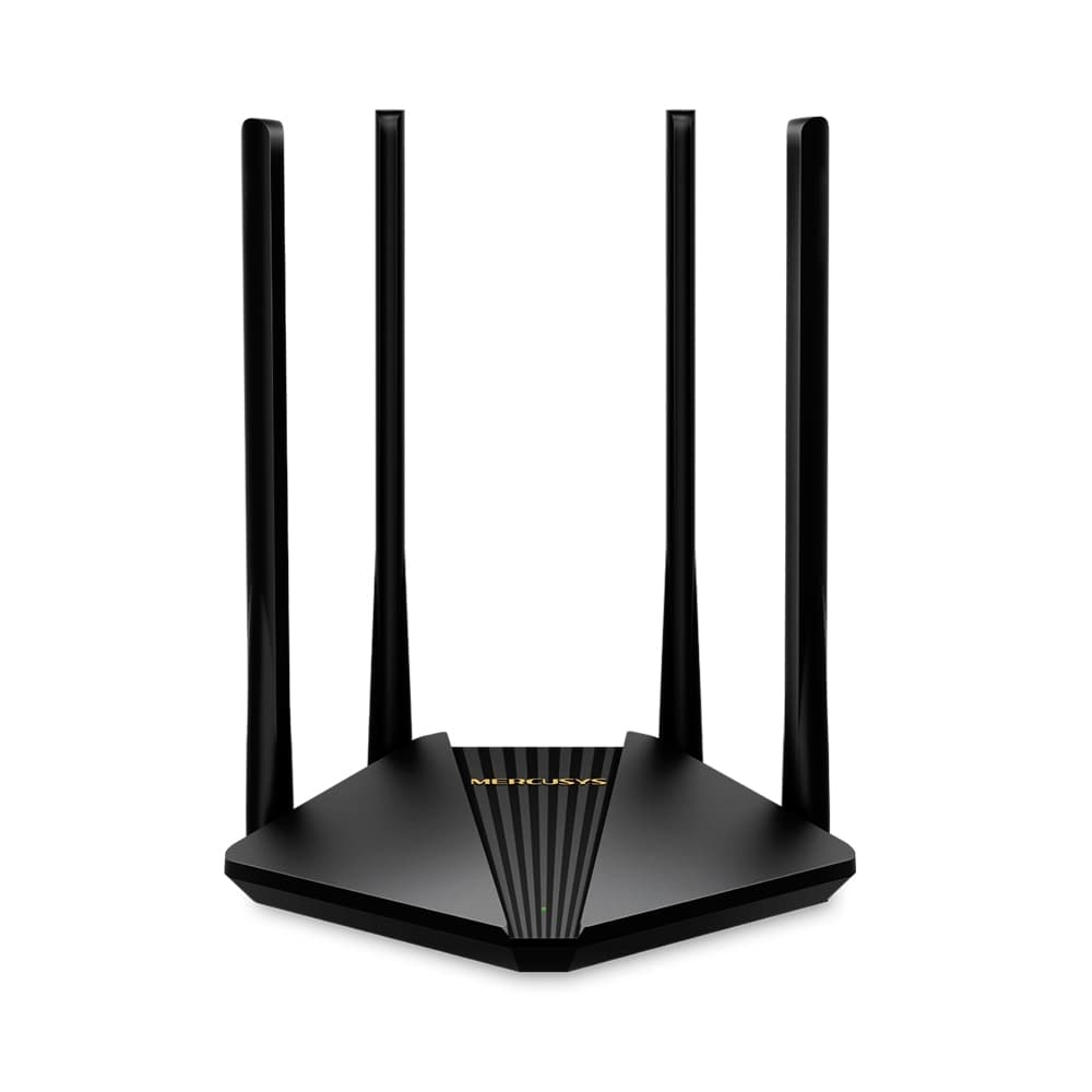 Маршрутизатор роутер WiFi Mercusys MR30G AC12004× Fixed External Antennas 2× Gigabit LAN Black (MR30G)