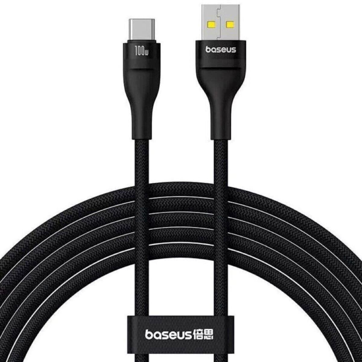 Кабель Baseus Flash 2 Charging Cable USB to Type-C 100W 2m Cluster Black (P10311804111-01)