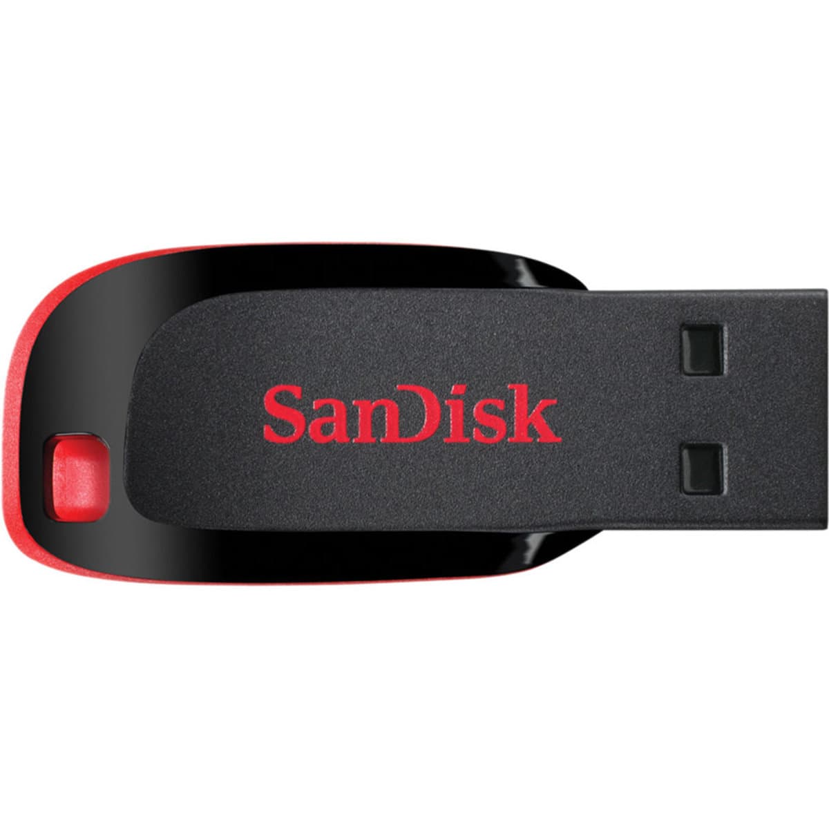 Флеш пам'ять флешка Flash SanDisk Cruzer Blade 16Gb USB 2.0 Black-Red (SDCZ50-016G-B35)