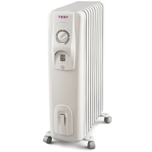 Обігрівач масляний радіатор TESY CC 2008 E05 R 2000 Вт 24 м2 8 Т-подібних секцій механічне управління White (301761)