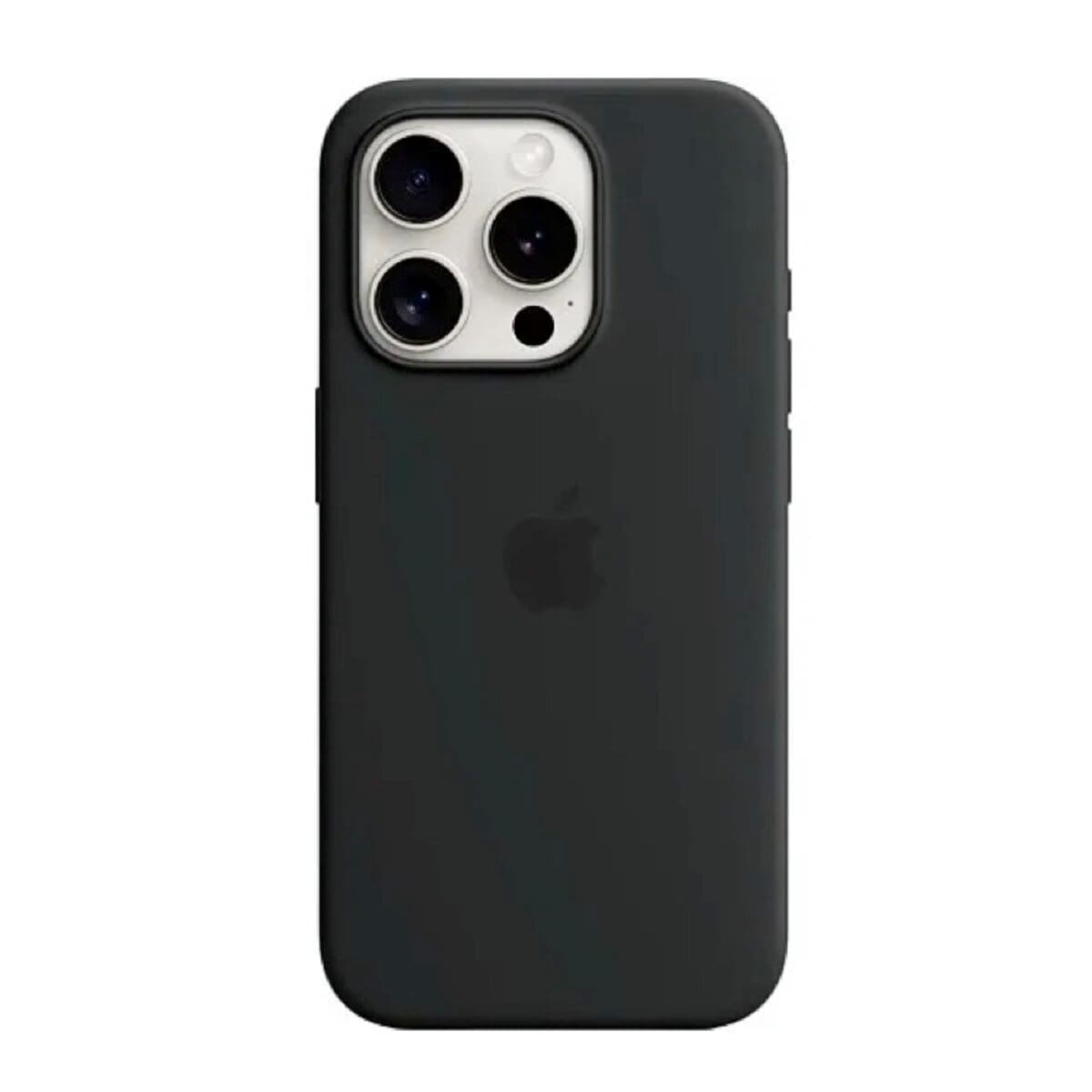 Захисний чохол-накладка Silicone Full Case AAA MagSafe IC для iPhone 15 Pro Black (Orig15PBlack)