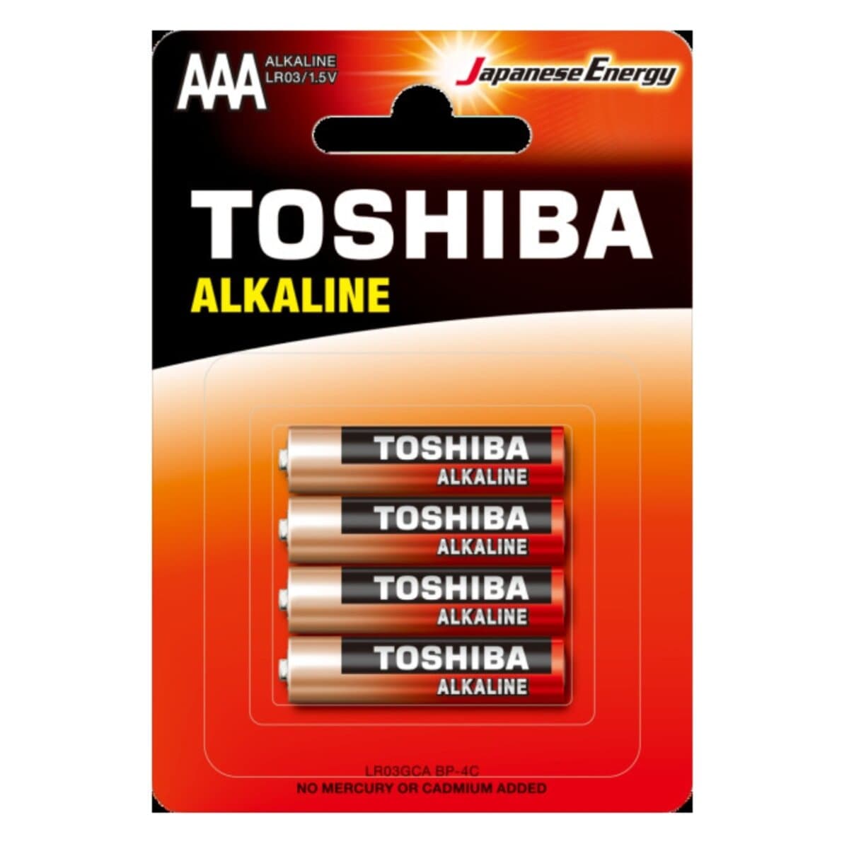 Батарейка Toshiba LR3 Red Alkaline 1.5V 4шт