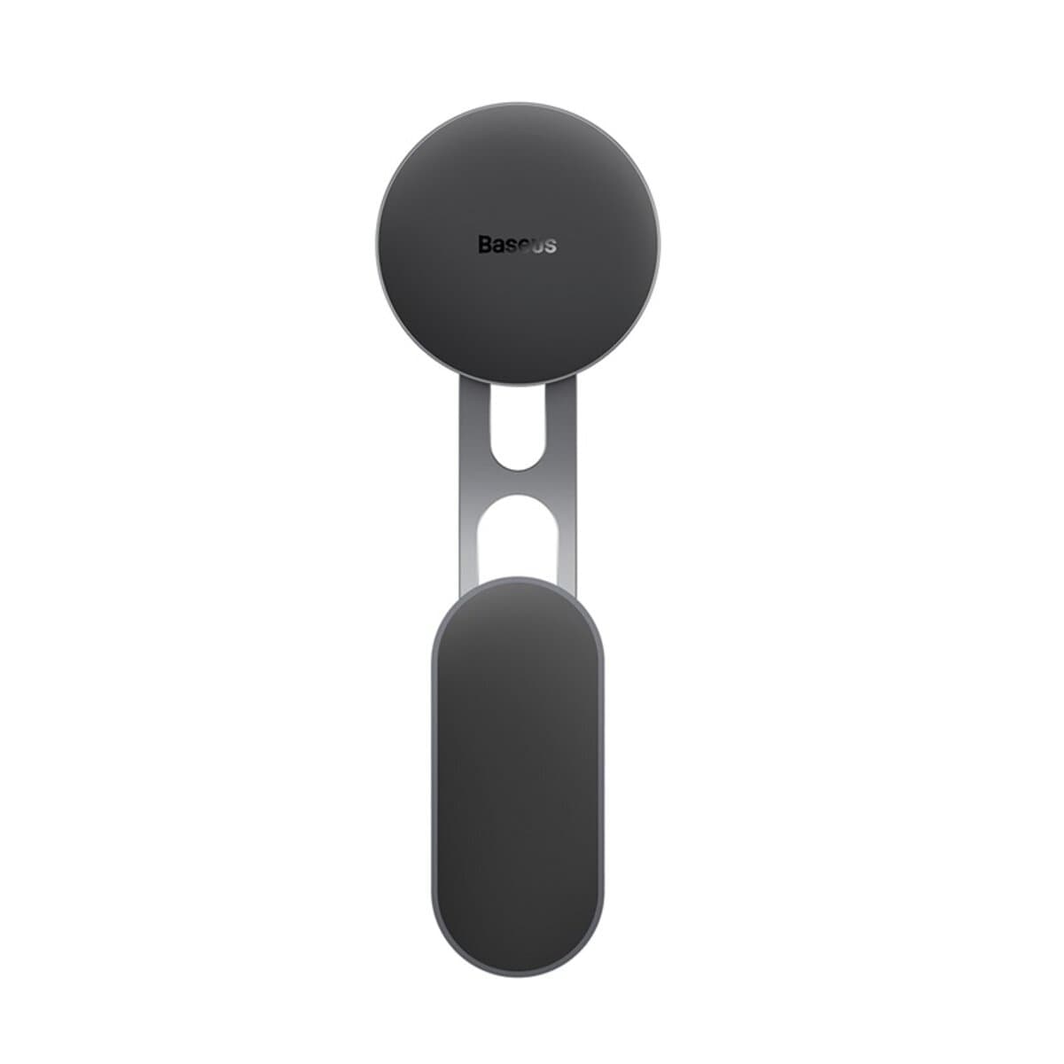 Тримач для телефону автотримач Baseus T-Space Series Folding Metal Car Mount Magnetic Phone Holder Frost Silver (C40151300S11-00)