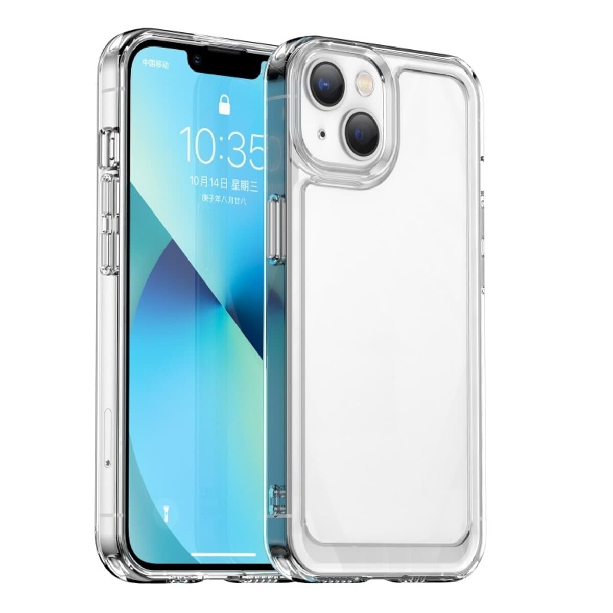 Защитный чехол-накладка Cosmic Clear Color 2 mm для Apple iPhone 14 Transparent (ClearColori14Tr)