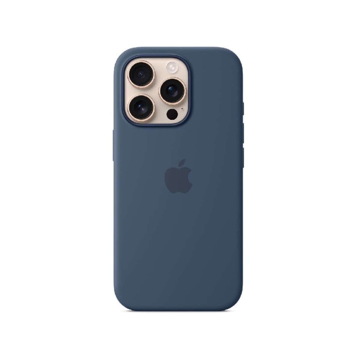 Защитный чехол-накладка Silicone Full Case AAA MagSafe IC для iPhone 16 Pro Max Dark Blue (Orig16PMBlue)