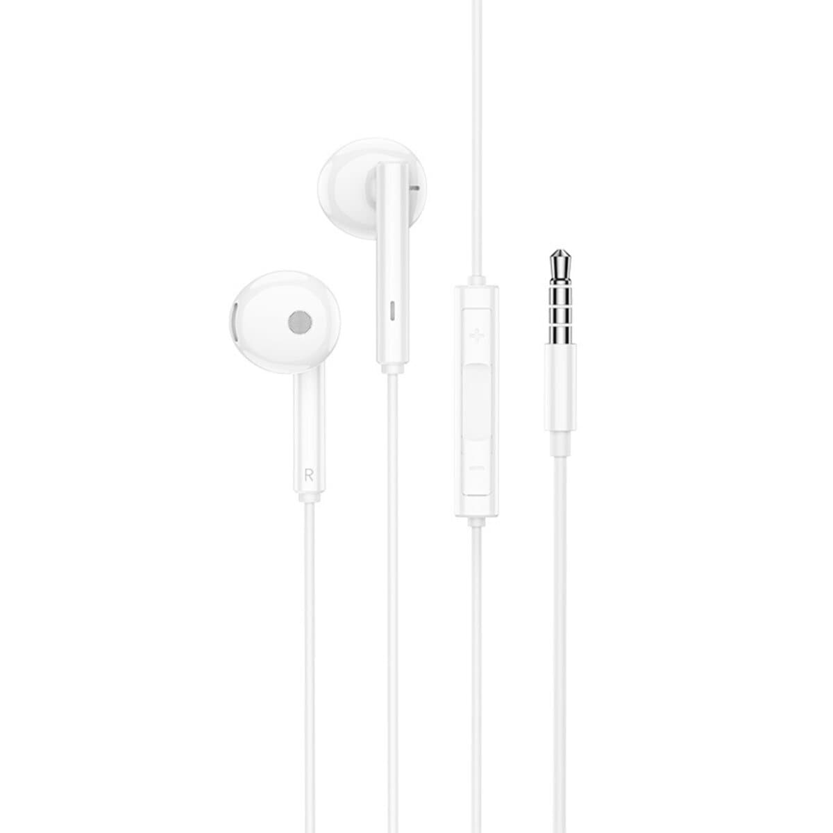 Дротові навушники BOROFONE BM82 Art music digital earphones with mic 1.2м 3.5мм White (BM82W)