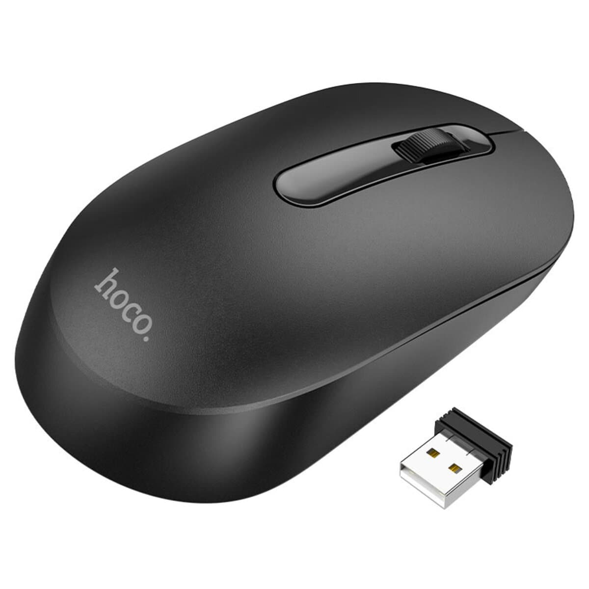 Беспроводная мышка HOCO GM14 Platinum 2.4G business wireless mouse 1200pdi Black