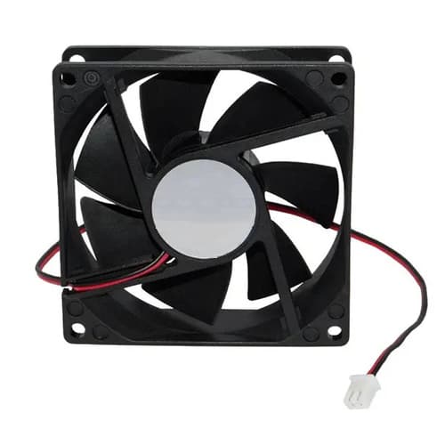 Вентилятор кулер 8025 для відеокарти 80мм 12В 2pin Black (530297)