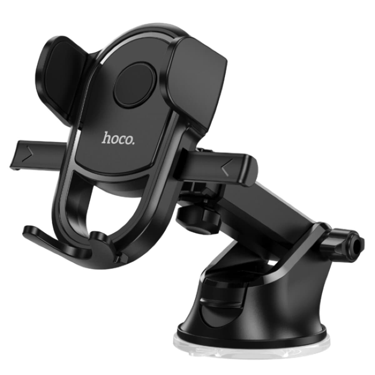 Автомобильный держатель автодержатель HOCO H5 Integrity one-key car holder center console Black