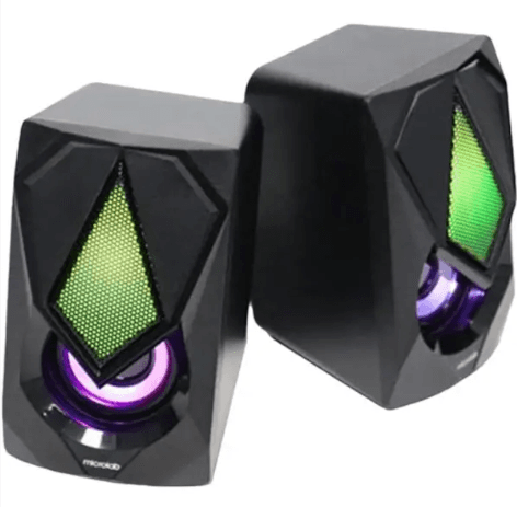 Комп'ютерні колонки Microlab B-25 2.0 LED 6W USB Black