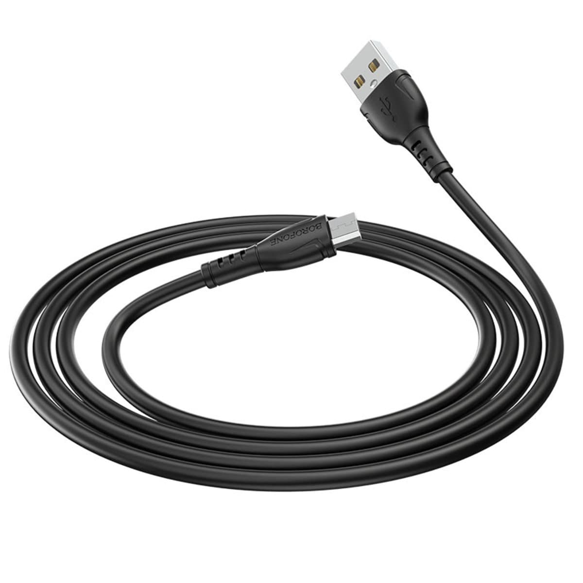 Кабель BOROFONE BX51 Triumph USB to Micro-USB 1m 2.4A Black (BX51MB)
