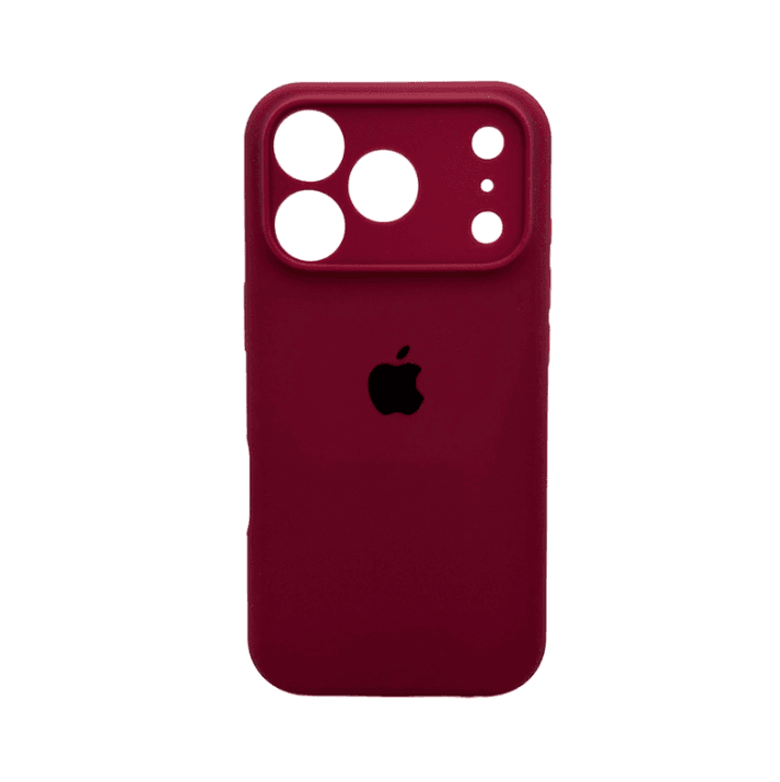 Защитный чехол-накладка Silicone Full Case AA Camera Protect для Apple iPhone 17 Pro Max Plum (FullAAi17PM-47)