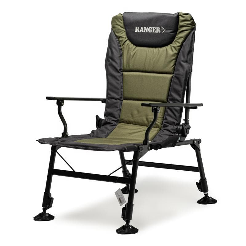 Карпове розкладне крісло Ranger Rower SL-109 RA2248 до 150кг 600D Black-Green