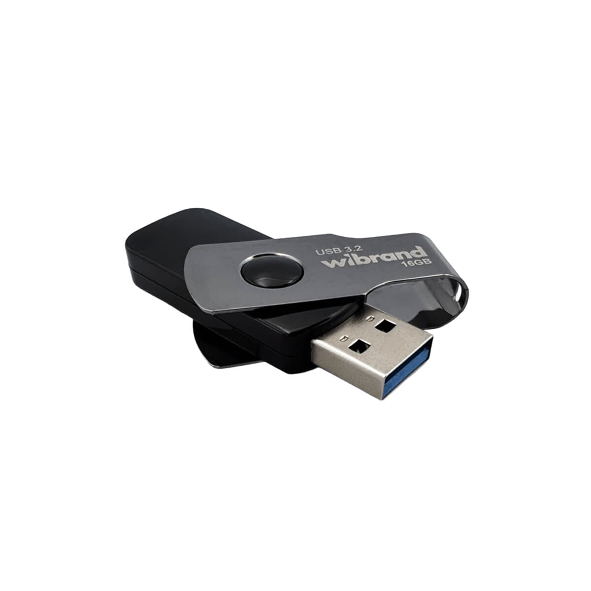 Флеш память флешка Wibrand USB 3.2 Gen1 Lizard 16GB Black (WI3.2/LI16P9B)