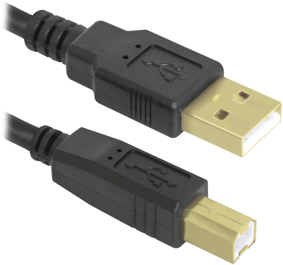 Кабель для принтера Defender USB04-10 PRO USB AM-BM 3м Black (87431)