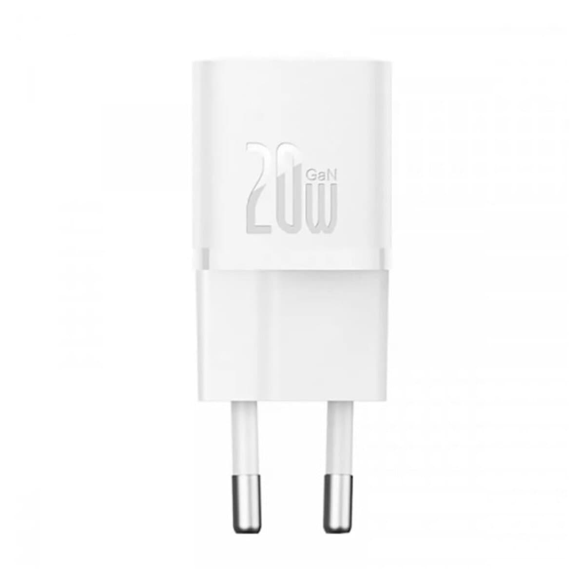 Зарядное устройство Baseus GaN5S Fast Charger 1xType-C 20W EU Moon White (P10162503213-00)