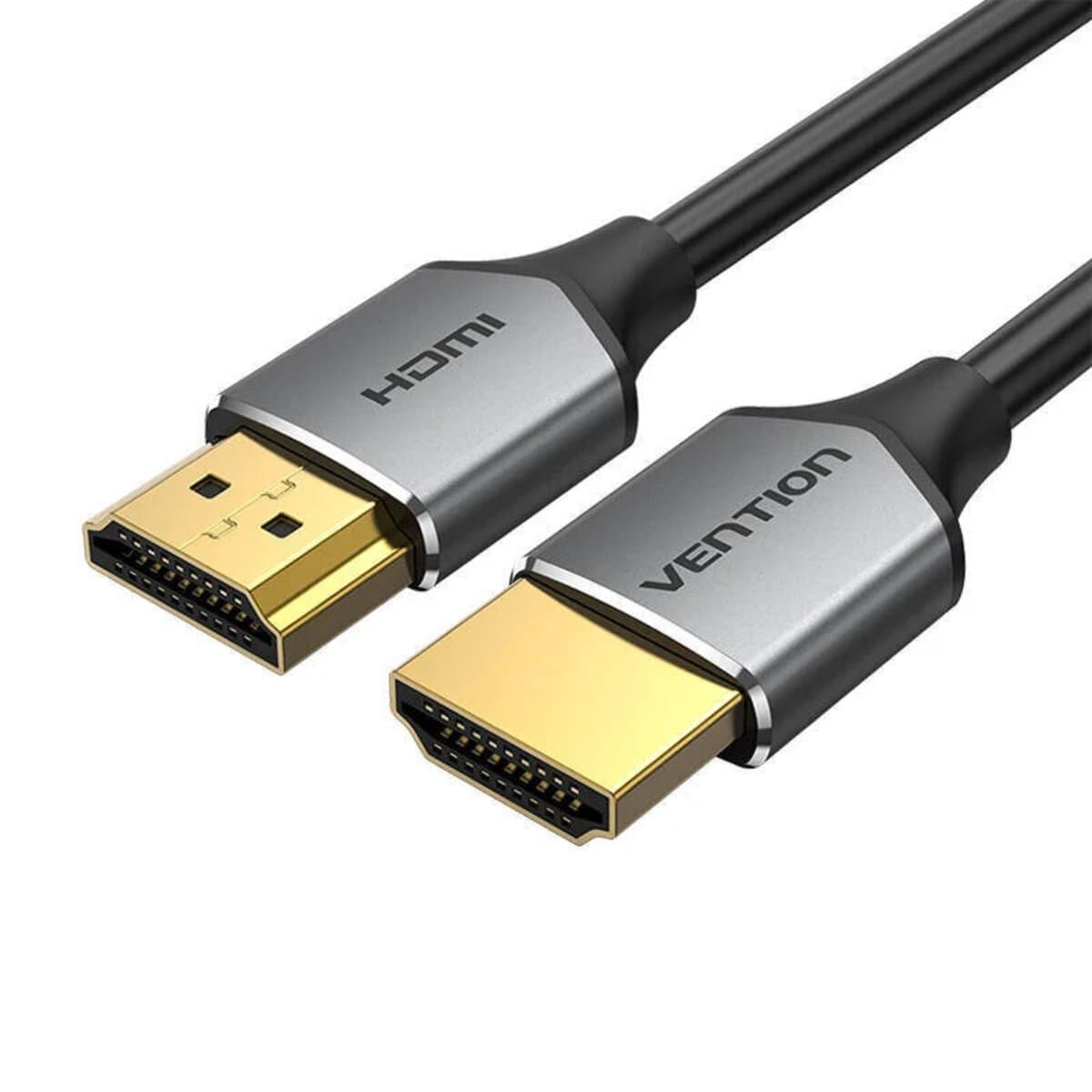 Кабель Vention Ultra Thin HDMI to HDMI Male HD v2.0 Cable 1.5м Aluminum Alloy Type Black-Grey (ALEHG)