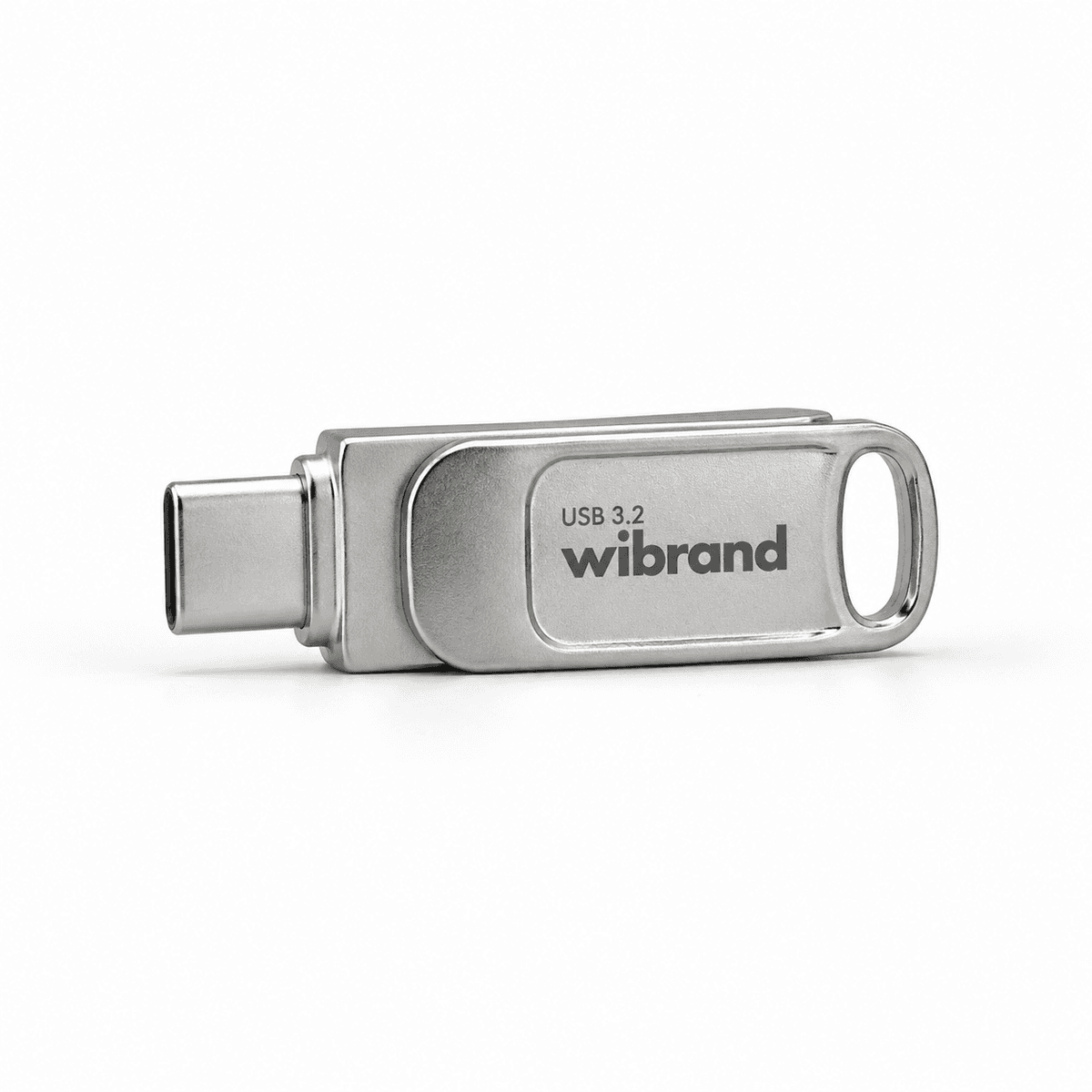 Флеш пам'ять флешка Wibrand USB 3.2 Gen1 Bee 128GB USB Type-A/USB Type-C Silver (WI3.2TC/BE128TC039S)