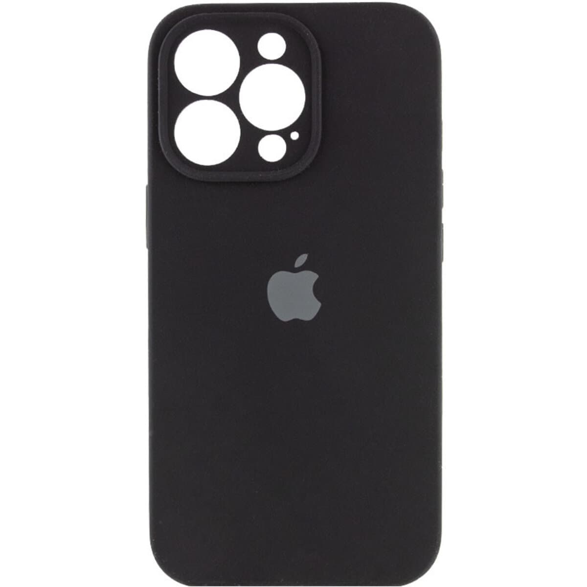 Захисний чохол-накладка Silicone Full Case AA Camera Protect для Apple iPhone 16 Pro Black (FullAAi16P-14)