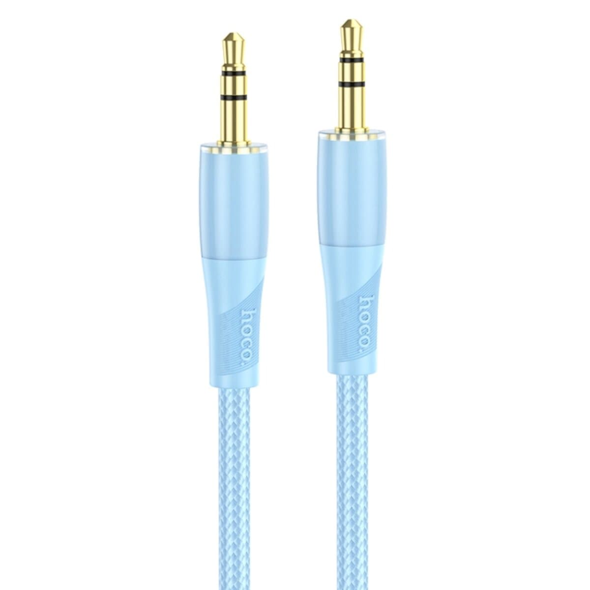 Аудіо-кабель HOCO UPA25 Transparent Discovery Edition AUX 3.5мм audio cable 1м Blue