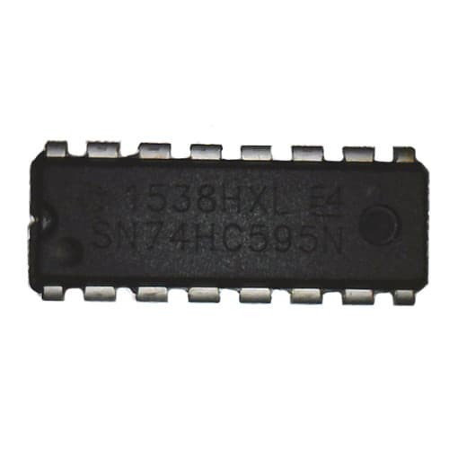 Чип сдвиговый регистр 8-битный SN74HC595N 74HC595N DIP16 10 шт (312767)