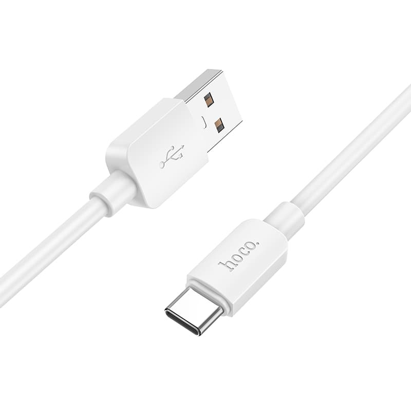 Кабель HOCO X96 Hyper 27W charging data cable USB to Type-C 1m 3A White