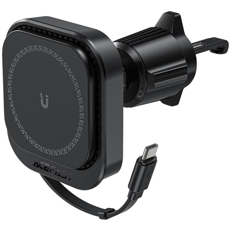 Держатель для телефона автодержатель Acefast D32 Magnetic wireless charging Black