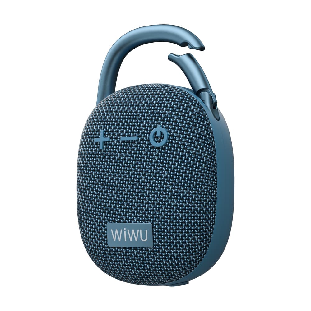 Беспроводная портативная колонка WIWU H3 Clip Fun Portable 5W IPX5 BT5.3 1800mAh Blue