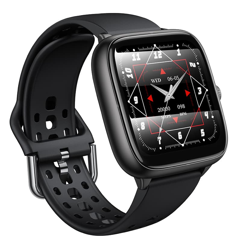 Смарт-часы HOCO Y36 43mm 1.72'' 200mAh IP67 Smart watch call version Black