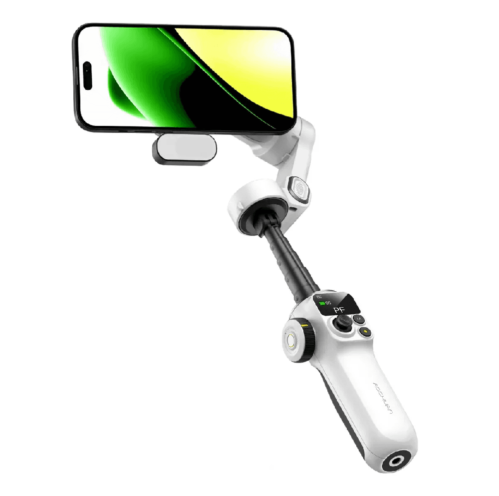 Трехосьовий стабілізатор для телефону AOCHUAN SMART P2 Professional Gimbal Stabilizer 1600mAh White (AOCHUAN-SMARTP2-W)