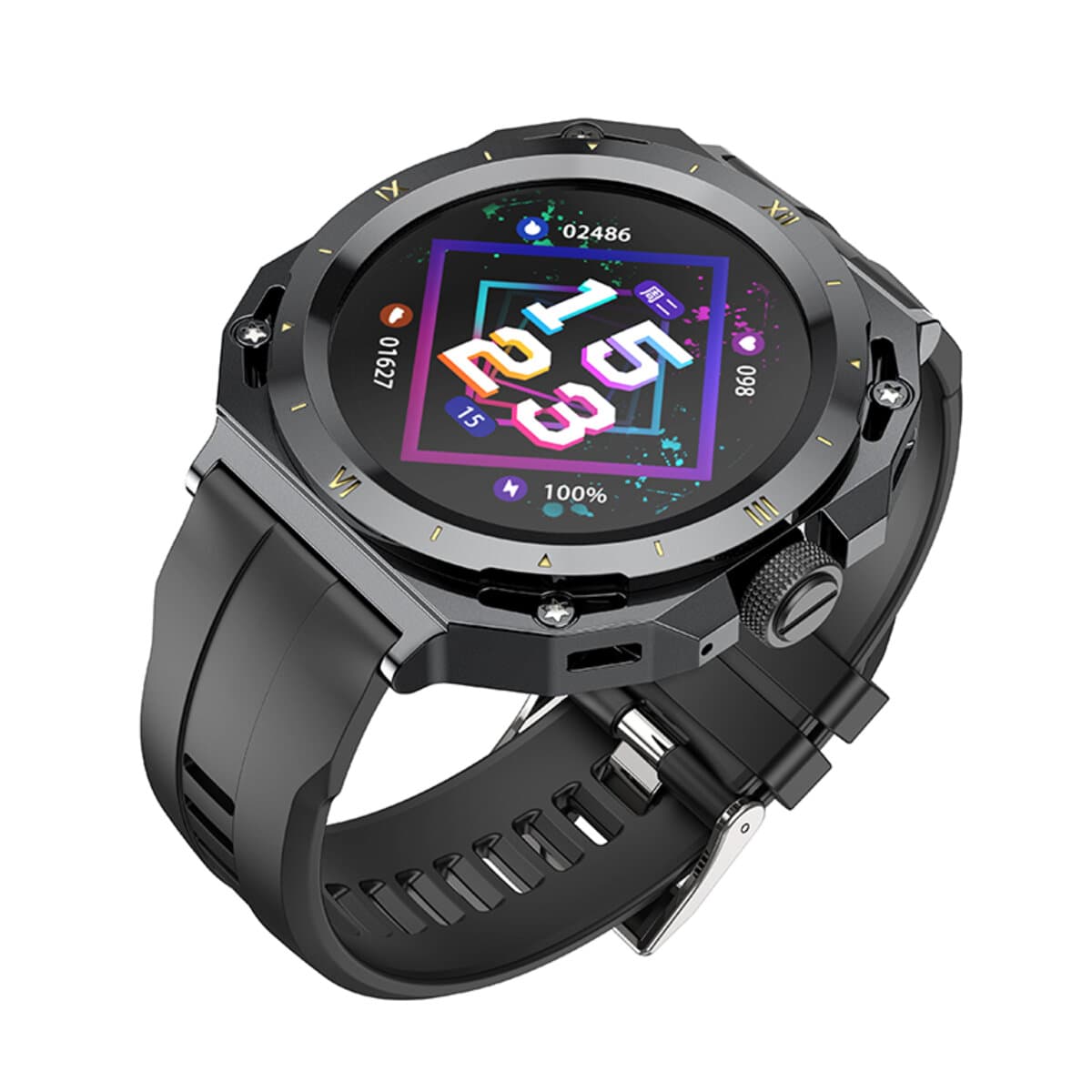 Смарт-часы HOCO Y14 Smart sports watch call version BT5.0 1.32'' 200mAh Black