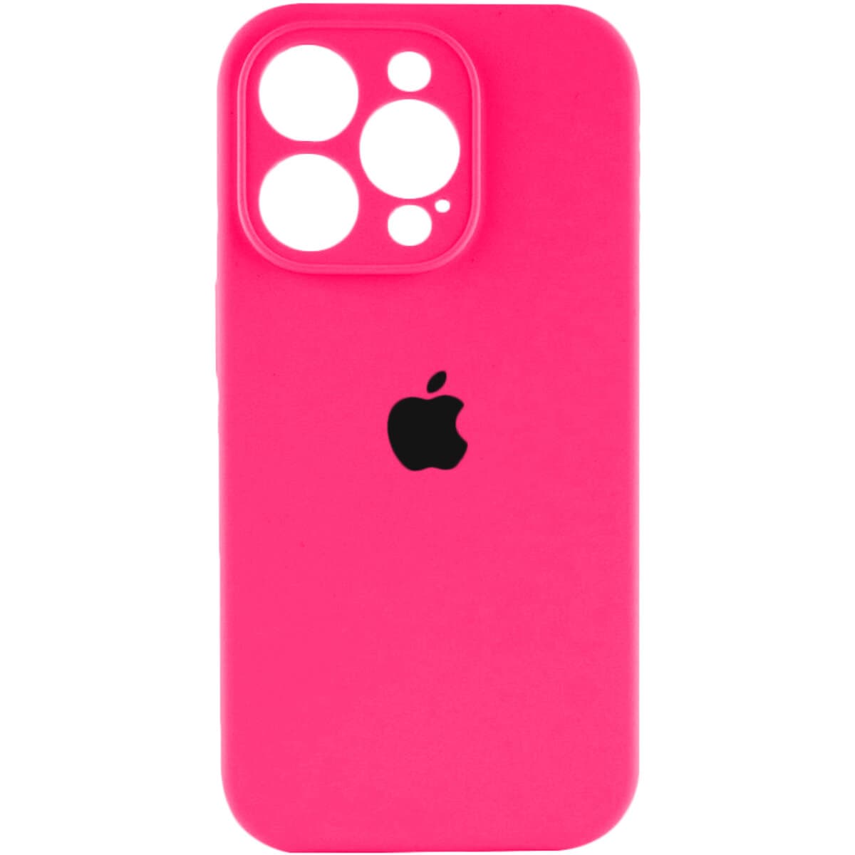 Захисний чохол-накладка Silicone Full Case AA Camera Protect для Apple iPhone 15 Pro Shiny Pink (FullAAi15P-23)