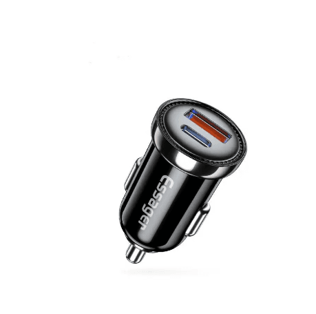Автомобільний зарядний пристрій Essager Sunset 20W USB-A+C Black (ECC2Q-WL0A)