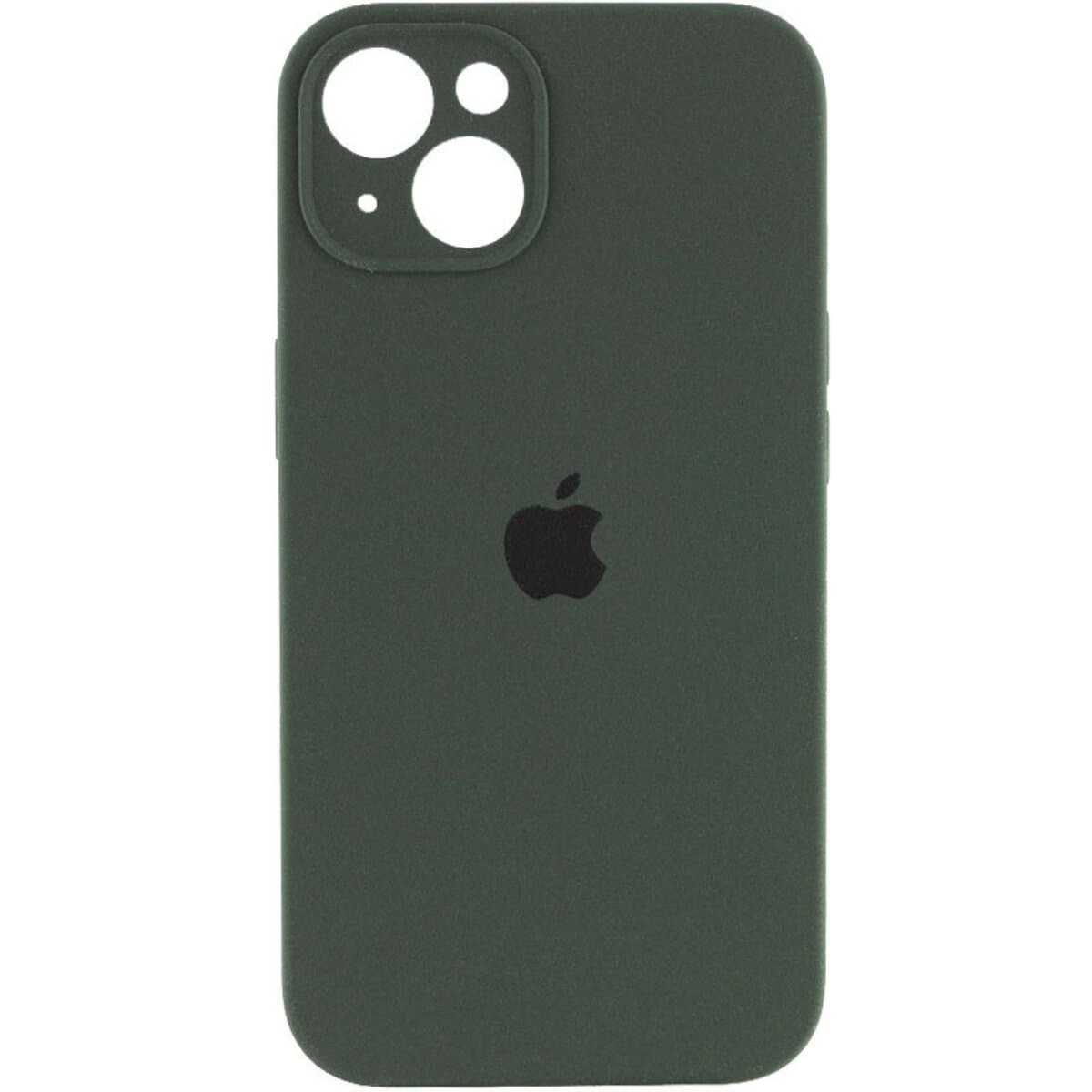 Защитный чехол-накладка Silicone Full Case AA Camera Protect для iPhone 15 Atrovirens (FullAAi15-40)