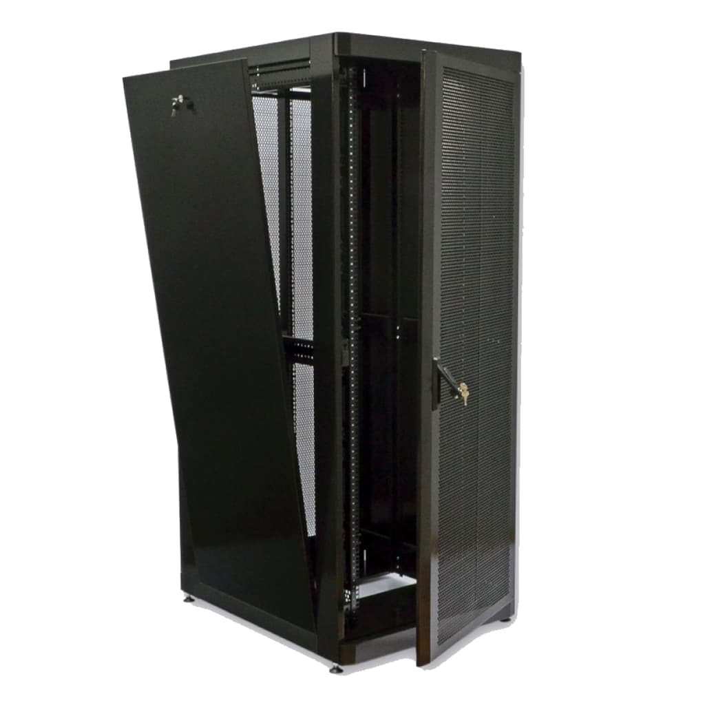Шафа серверна підлогова Kingda KD-001-8042 42Ux800x1000 19" Black
