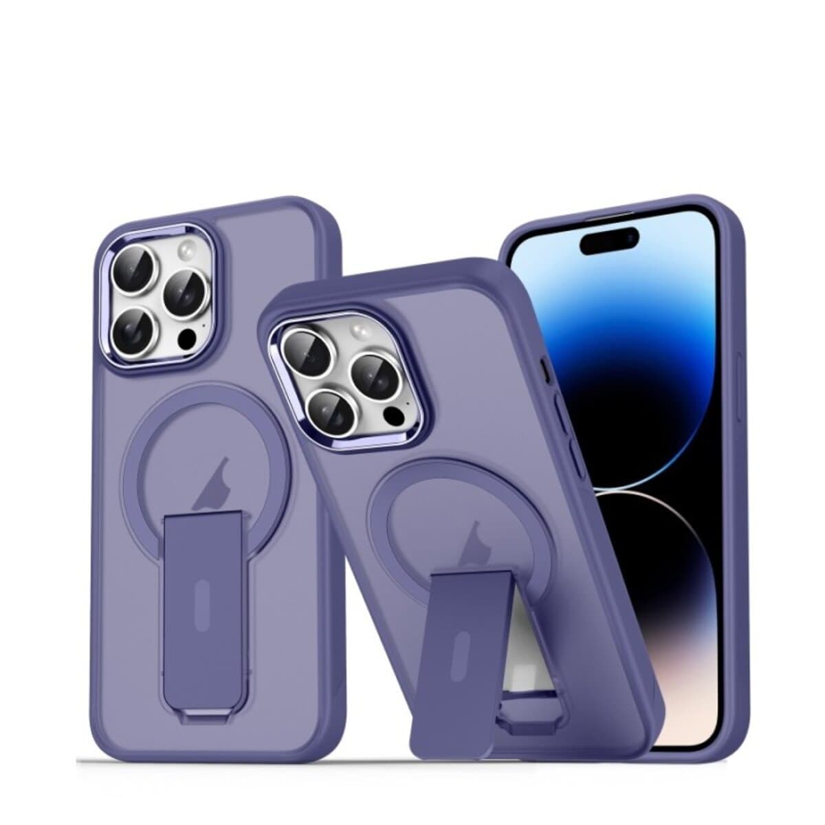 Защитный чехол-накладка Cosmic Magnetic Stand для Apple iPhone 14 Pro Max Purple (MagStand14PMPurple)