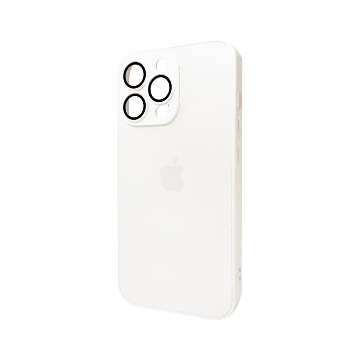 Защитный чехол-накладка AG Glass Matt Frame Color Logo для Apple iPhone 11 Pro Max Pearly White (AGMattFrameiP11PMWhite)