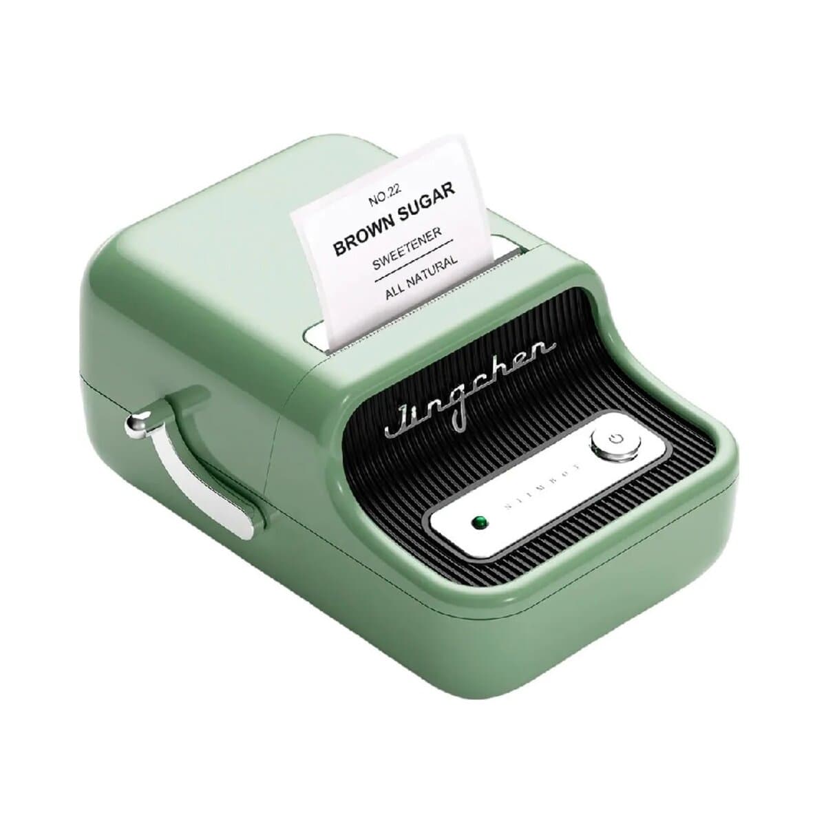 Портативний термопринтер для друку наклейок стікерів NIIMBOT B21S Bluetooth Type-C 1500 mAh Green (1AC19031602)