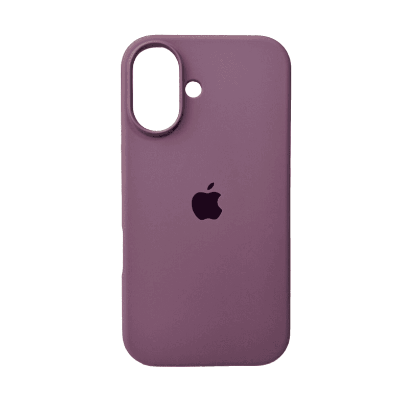 Защитный чехол-накладка Silicone Full Case AA Open Cam for Apple iPhone 16 Taro Purple (FullOpenAAi16-60)
