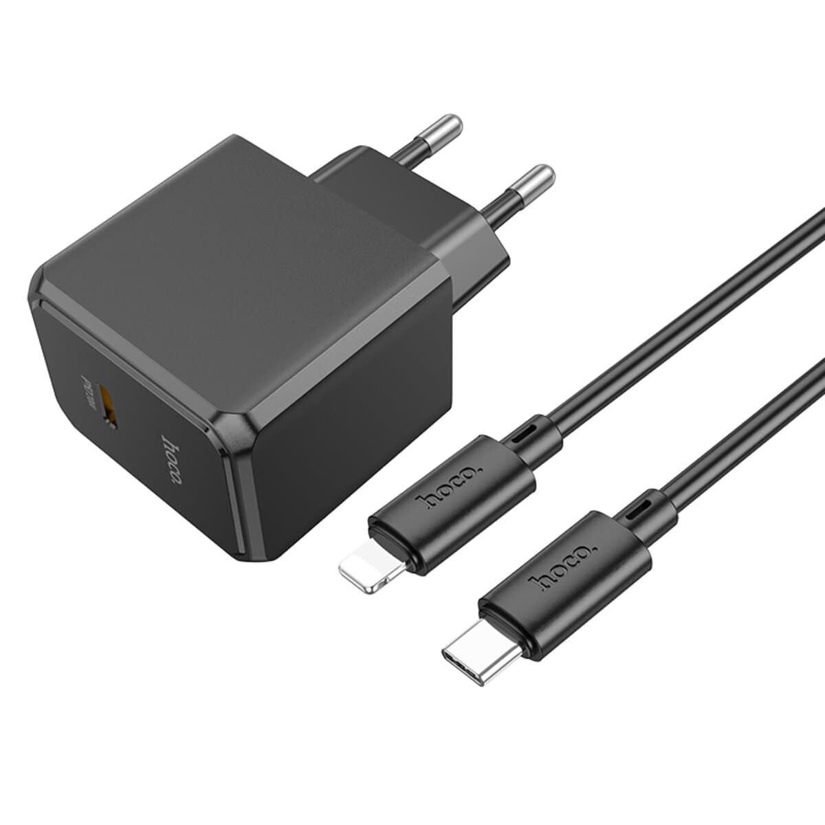Зарядное устройство HOCO CS13A Ocean single port PD20W Charger Set Type-C to Lightning cable Black