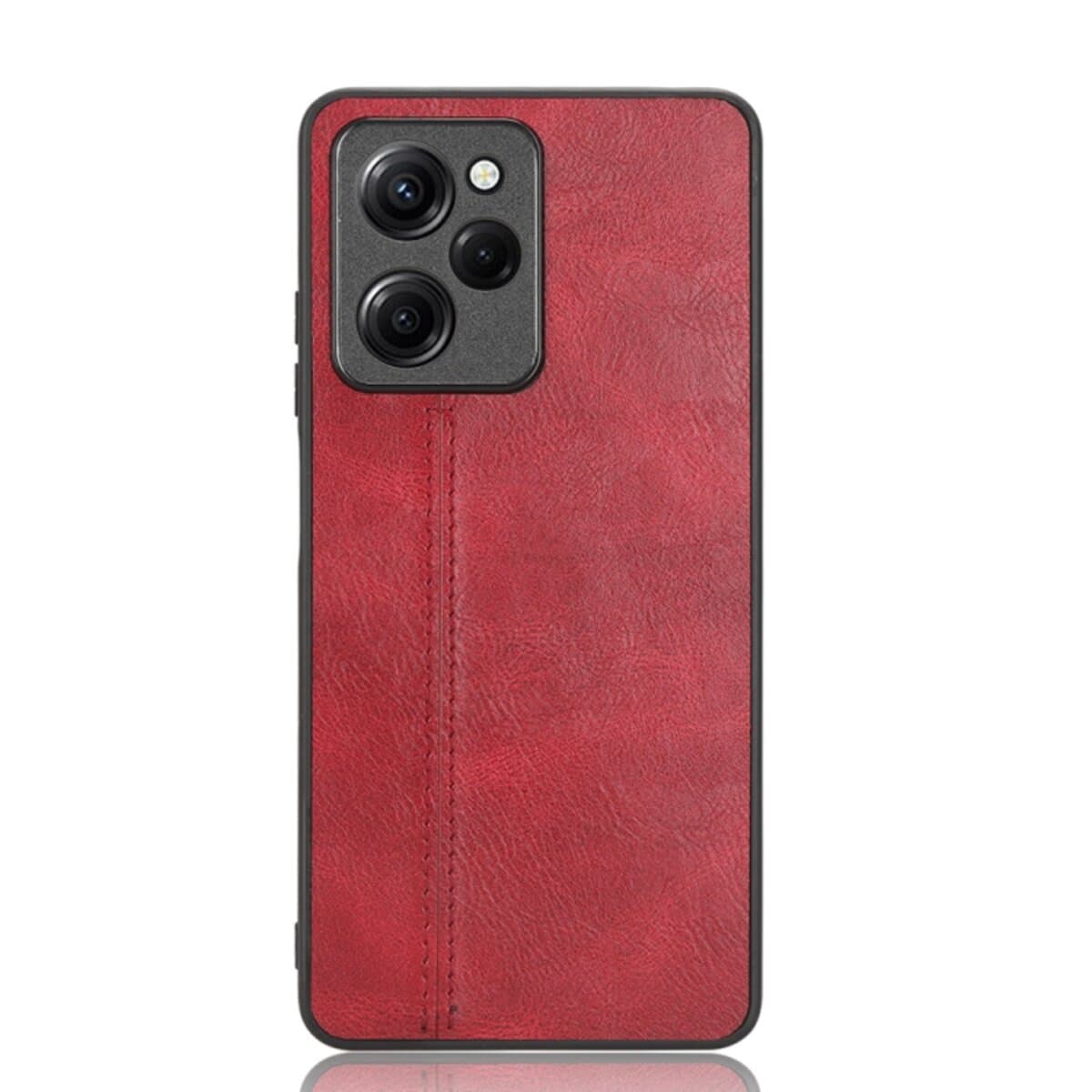 Защитный чехол-накладка Cosmiс Leather Case для Poco X5 Pro 5G Red (CoLeathPocoX5pRed)