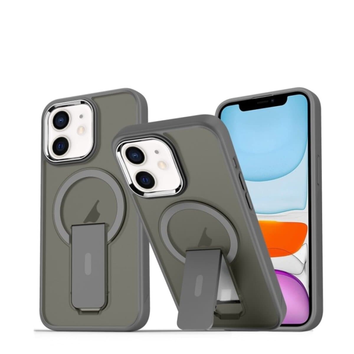 Защитный чехол-накладка Cosmic Magnetic Stand для Apple iPhone 11 Grey (MagStand11Grey)