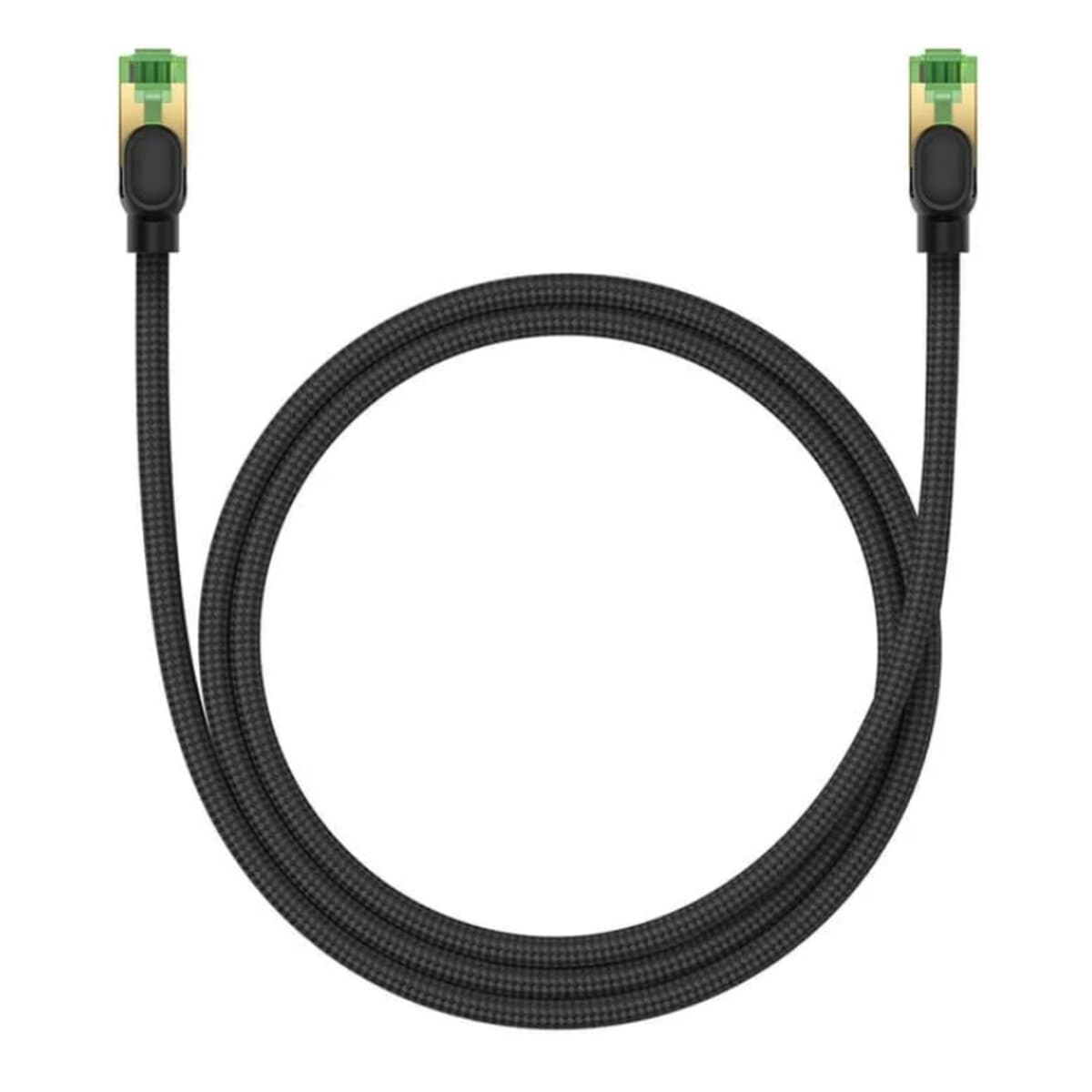Патч-корд Baseus High Speed CAT8 40Gigabit Ethernet Cable Braided Cable 3m RJ-45 Black (B0013320C111-04)