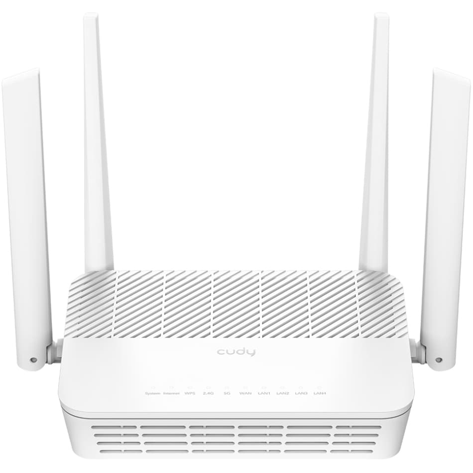 Маршрутизатор роутер Cudy WR3000P AX3000 2.5G Wi-Fi 6 Mesh PoE Router 2.4 ГГц/5 ГГц White (WR3000P)