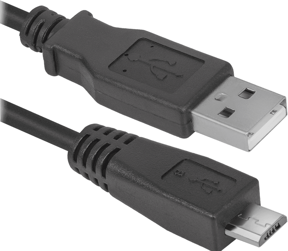 Кабель Defender 08-10BH USB AM-micro BM 1.8м Black (87459)
