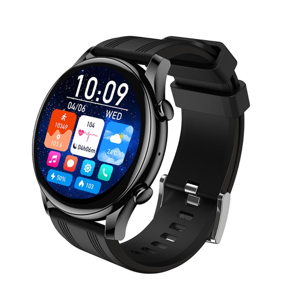 Смарт-часы HOCO Y38 AMOLED 36mm 1.43'' 300mAh Smart watch call version Black
