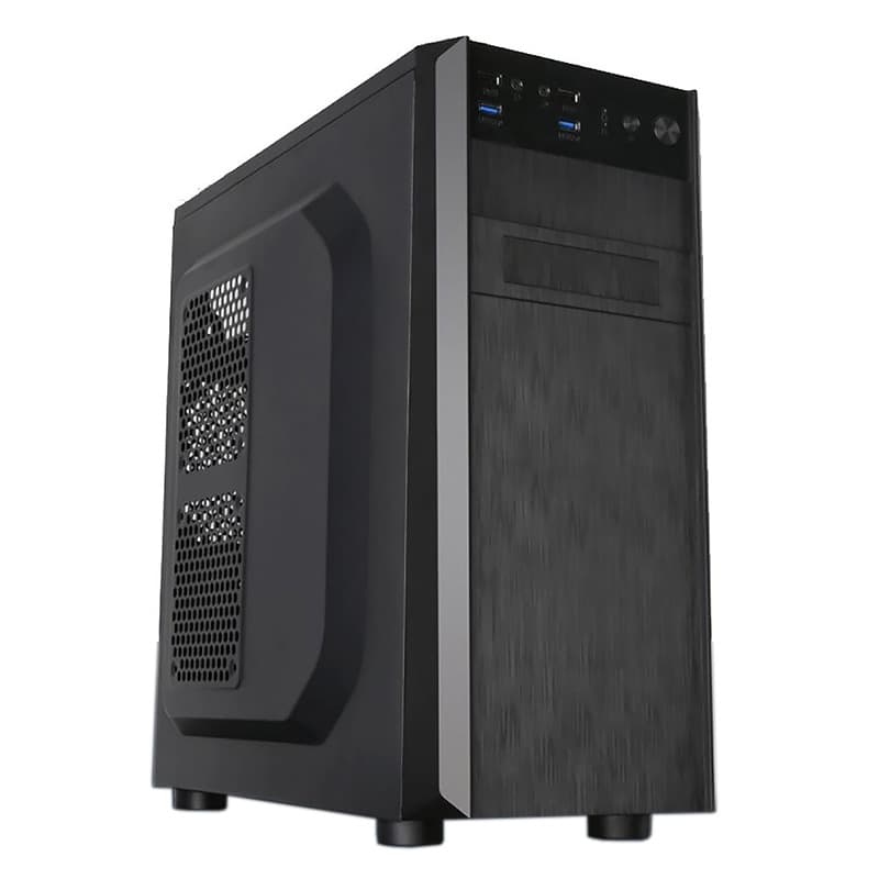 Корпус для комп'ютера Casecom GF-19 450W-120mm 2xUSB3.0+2xUSB2.0 ATX Black (GF-19-450)