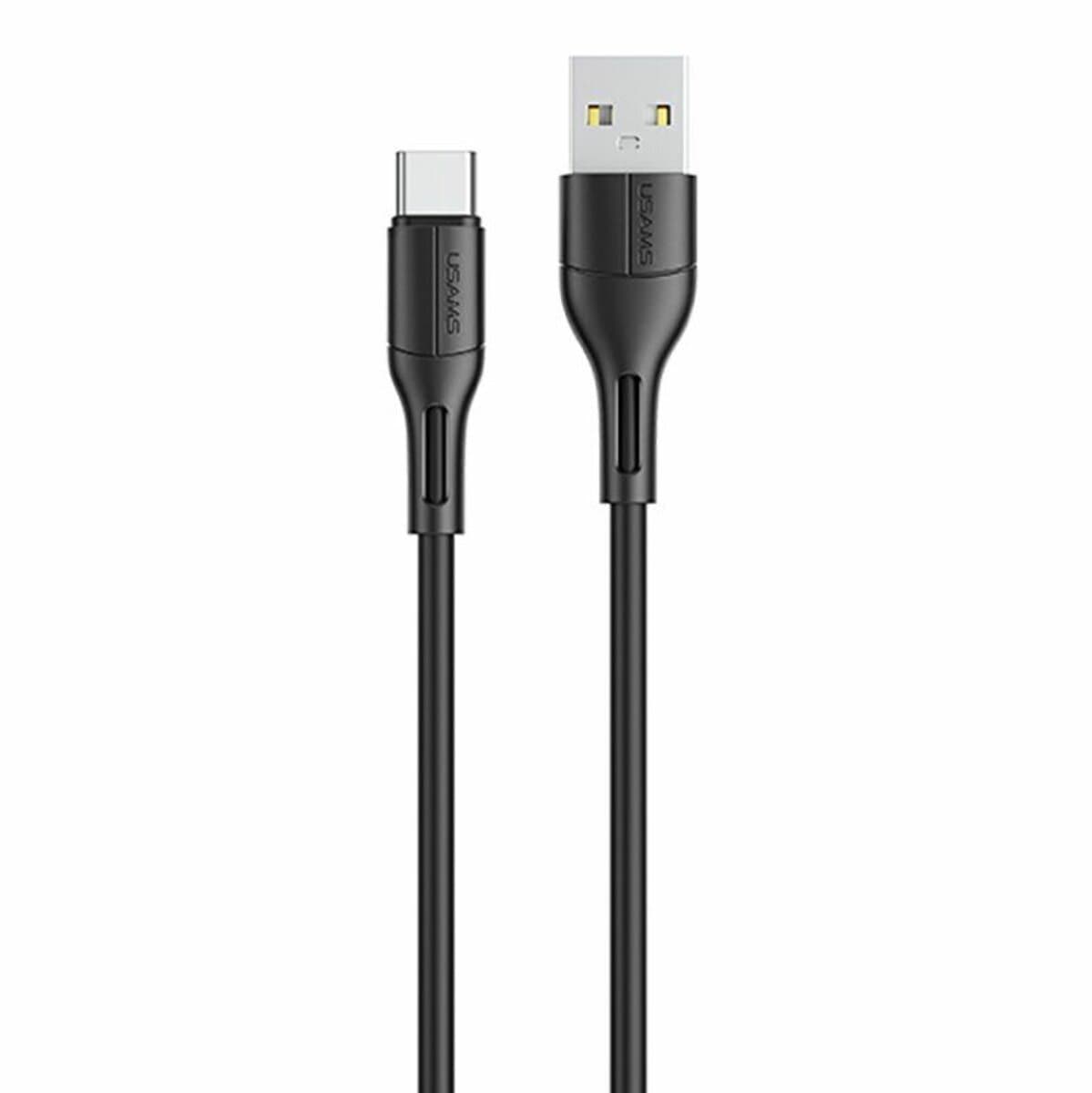 Кабель Usams US-SJ501 U68 USB to Type-C Charging Data Cable 1m 2A Black (SJ501USB01)